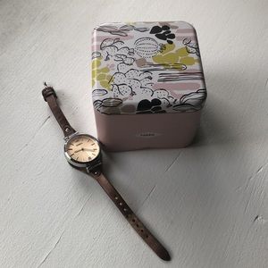 Fossil boyfriend watch and box